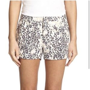 Joie leopard shorts
